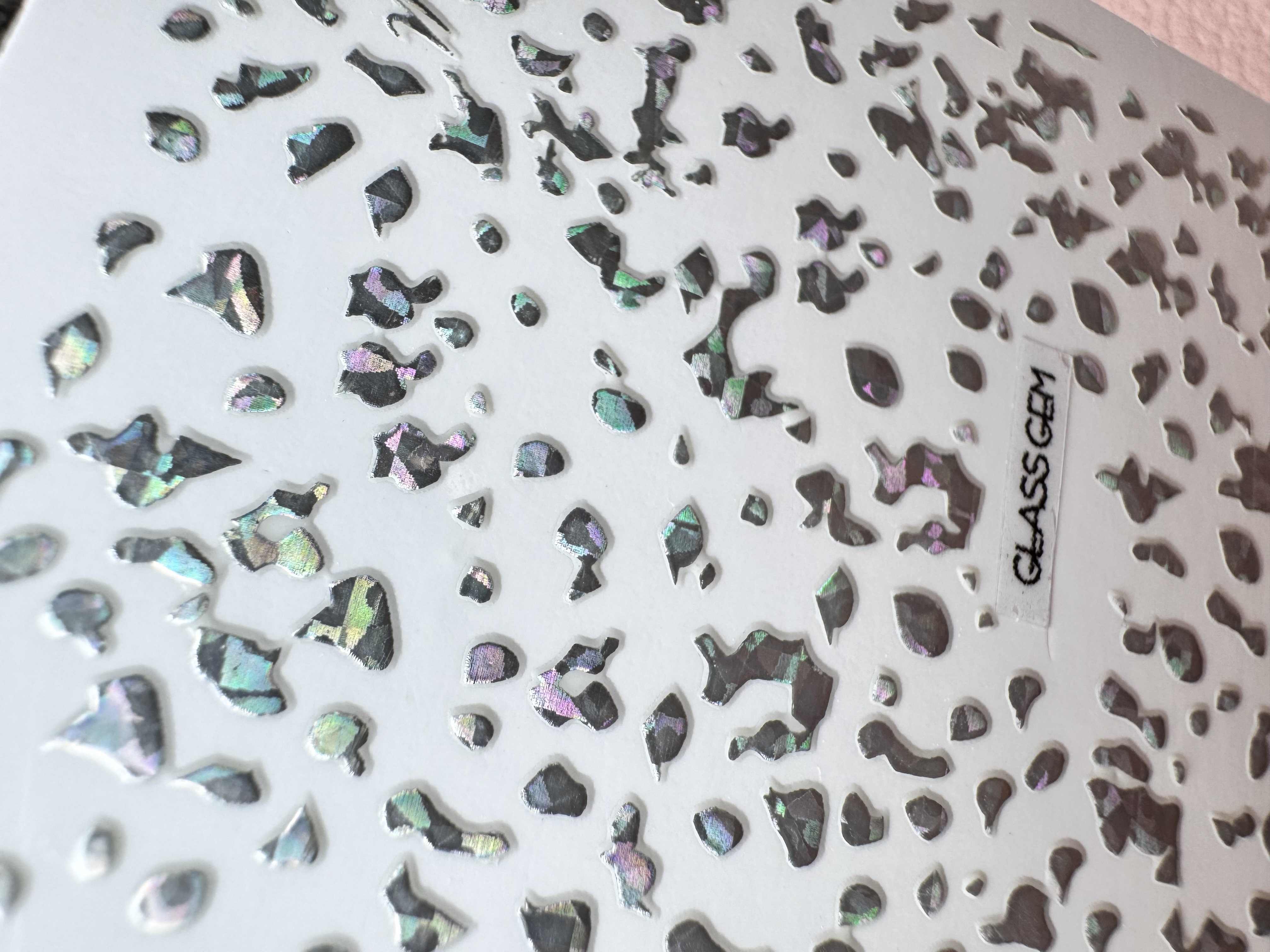 Sticker Spots LASER SILVER