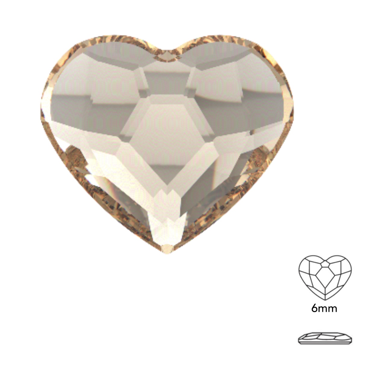 Heart crystal honey