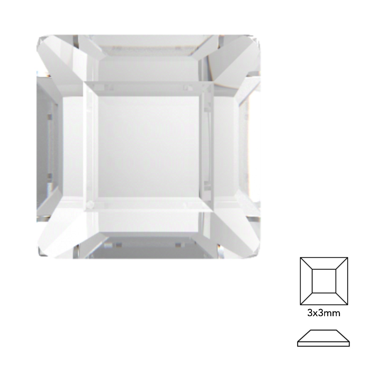 Square crystal