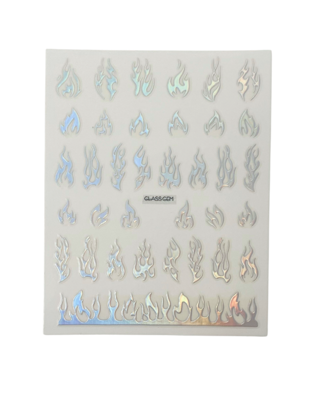 Stickers HOLO Flames