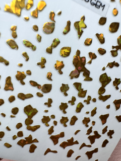 Sticker Spots LASER GOLD