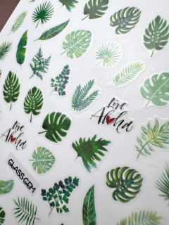 SUMMER Sticker Leaves