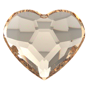 Heart crystal honey